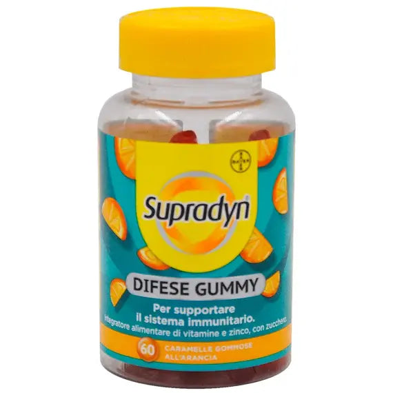 Supradyn Difese Gummy Gusto Arancia 60 Gommose | Acquista Online su Farmaclick
