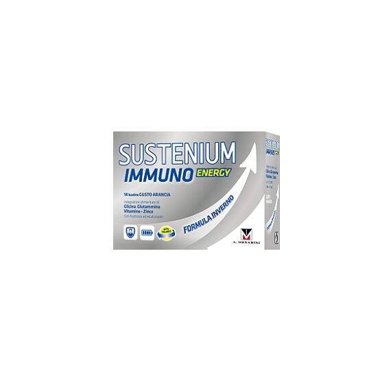 Sustenium Immuno Energy Integratore per il Metabolismo Energetico 14 Bustine Gusto Arancia | Acquista Online su Farmaclick