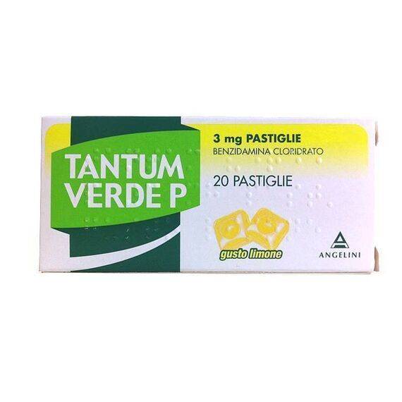 Tantum Verde P 20 Pastiglie Gusto Menta | Acquista Online su Farmaclick