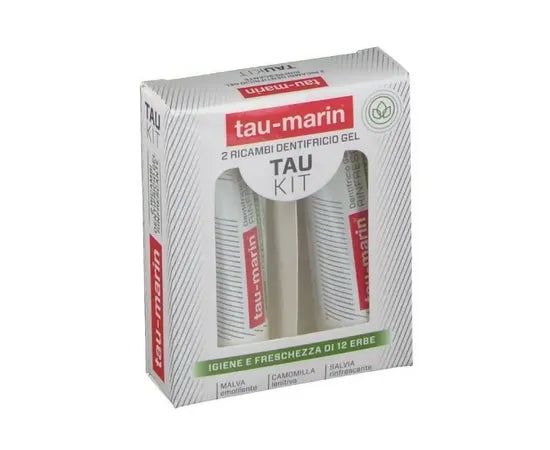 Tau Marin Tau Kit 2 Nachfüllpackungen erfrischendes Zahnpasta-Gel 2 x 20 ml
