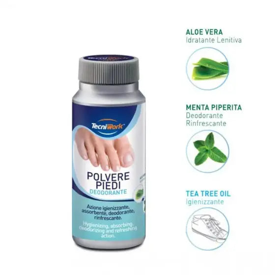 Tecniwork Polvere Deodorante Piedi 75 Grammi | Acquista Online su Farmaclick