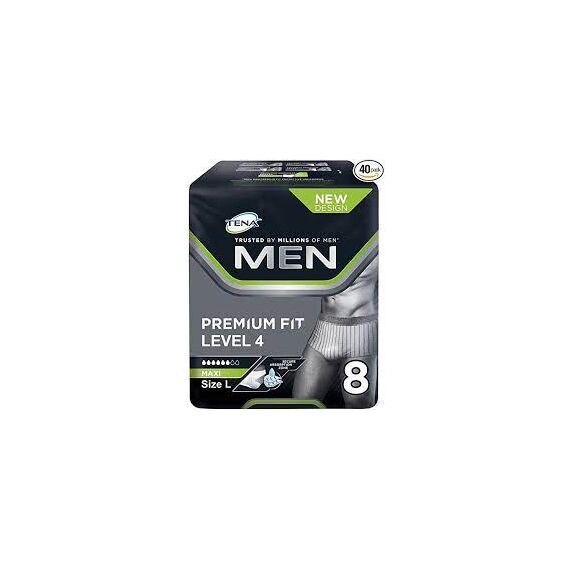 Tena Men Premium Fit Mutandina Assorbente Maschile Maxi Livello 4 Taglia Large 8 Pezzi | Acquista Online su Farmaclick