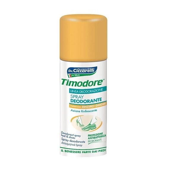 Timodore Spray Deodorante Piedi Zenzero Ginger 150 Ml | Acquista Online su Farmaclick