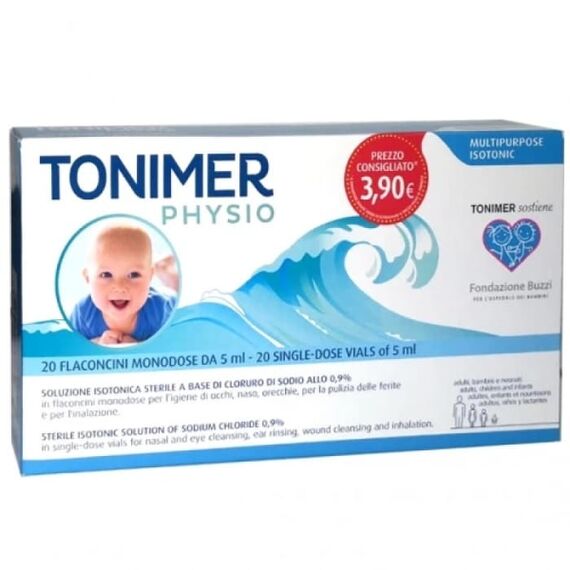 Tonimer Pysio Monodose Soluzione Isotonica Multifunzione 20 Flaconcini da 5ml | Acquista Online su Farmaclick