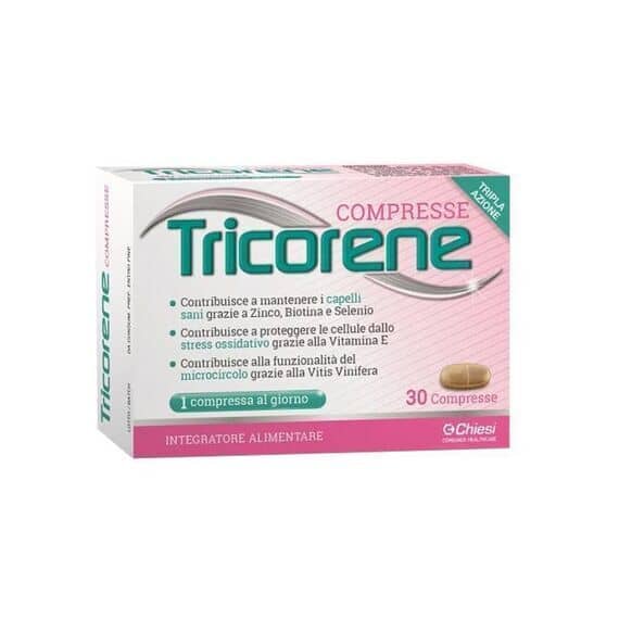 Tricorene Integratore Alimentare per Unghie e Capelli 30 Compresse | Acquista Online su Farmaclick