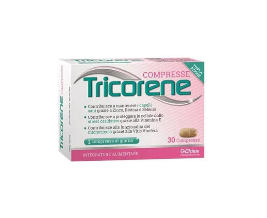 Tricorene Nahrungsergänzungsmittel für Nägel und Haare 30 Tabletten