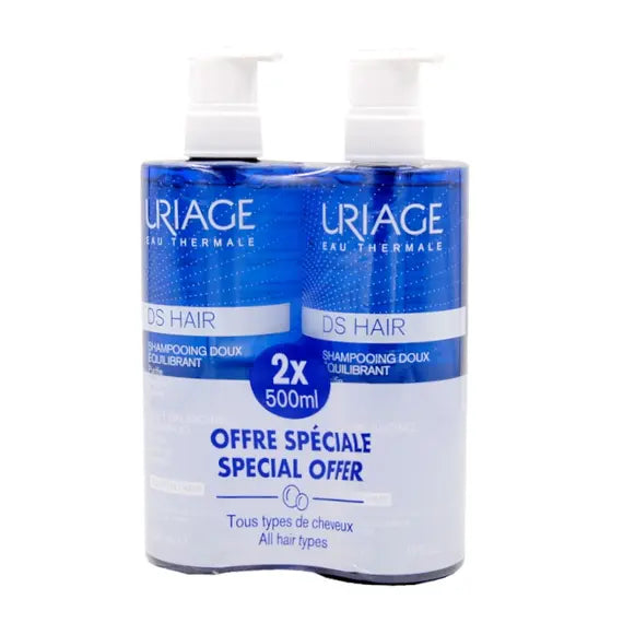 Uriage Eau Thermale Ds Hair Shampoo Delicato Riequilibrante Promo 2x500 Ml | Acquista Online su Farmaclick