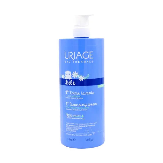 Uriage Bebã© Crema Lavante Detergente per il Bagnetto Senza Sapone 1000 Ml | Acquista Online su Farmaclick