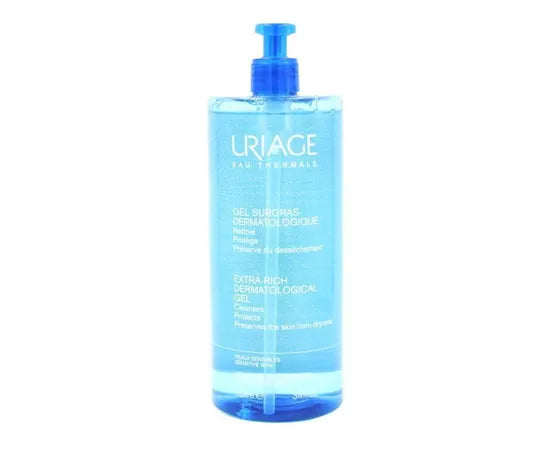 Uriage Eau Thermale Gel Surgras Empfindliche Haut Gesicht, Körper, Haare 1 L