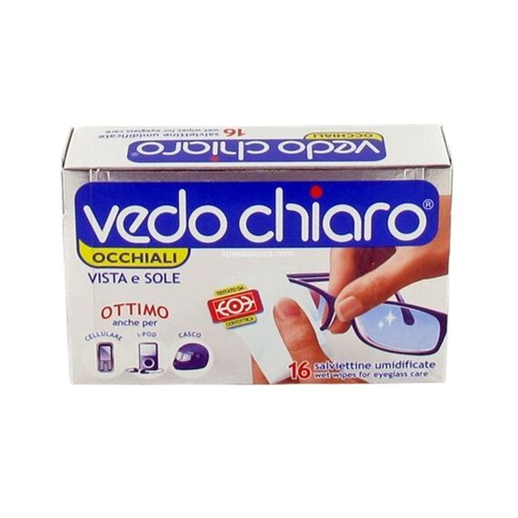 Vedo Chiaro Salviette Umidificate per la Pulizia degli Occhiali | Acquista Online su Farmaclick