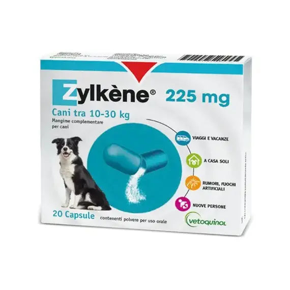 Vetoquinol Zylkene Cani 20 Capsule da 225 Mg | Acquista Online su Farmaclick