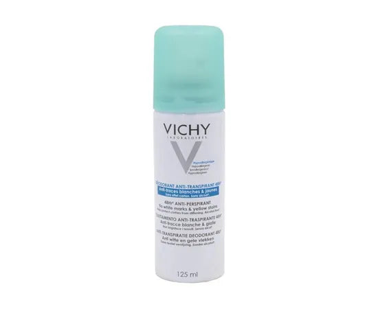 Vichy Deodorant Antitranspirant 48 Std. Anti-Weiße-Und-Gelbe-Spuren Spray 125 ml
