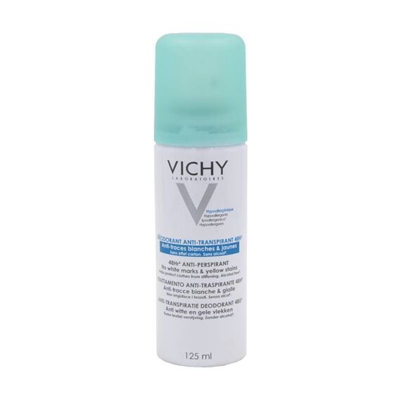 Vichy Deodorante Anti Traspirante 48 H Anti Tracce Bianche e Gialle Spray 125 Ml | Acquista Online su Farmaclick