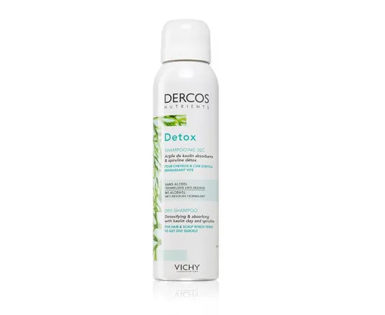 Vichy Dercos Nutrients Detox Trockenshampoo für fettiges Haar und fettige Kopfhaut 150 ml