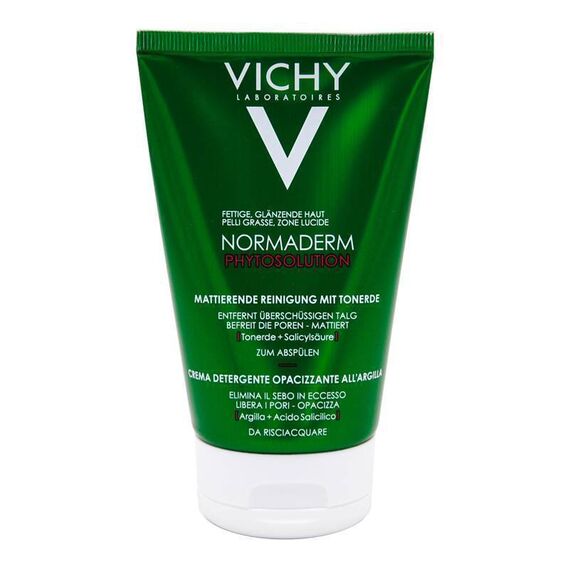 Vichy Normaderm Phytosolution Crema Detergente Opacizzante All'argilla 125 Ml | Acquista Online su Farmaclick