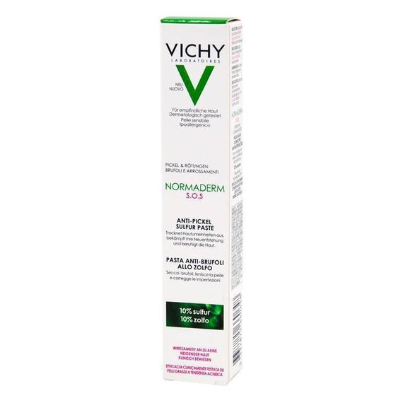 Vichy Normaderm Sos Pasta Anti Brufoli Allo Zolfo 20 Ml | Acquista Online su Farmaclick