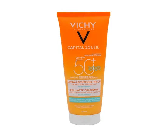 Vichy Capital Soleil Schmelzende Milch-Gel Körpersonnenschutz LSF 50+ 200 ml