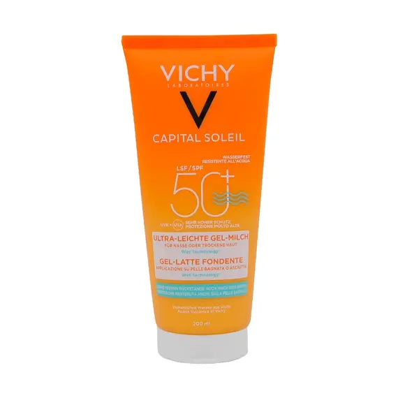 Vichy Capital Soleil Gel Latte Fondente Protezione Solare Corpo Spf 50+ 200 Ml | Acquista Online su Farmaclick