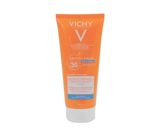 Vichy Capital Soleil Beach Protect Multi-Schutz Sonnenmilch Körper LSF 30+ 200 ml