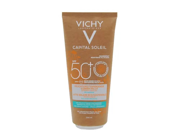 Vichy Capital Soleil Eco-Nachhaltige Sonnenmilch Sehr Hoher Schutz LSF 50+ Gesicht & Körper 200 ml