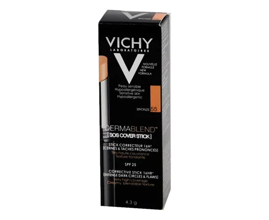 Vichy Dermablend SOS Cover Stick Abdeckstift 55 Bronze 4,5 G
