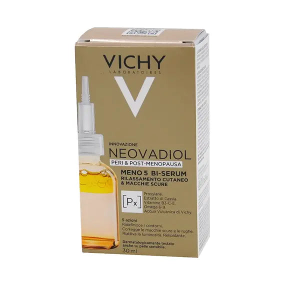 Vichy Neovadiol Meno 5 Bi Siero Peri e Post Menopausa Rilassamento Cutaneo e Macchie Scure 30 Ml | Acquista Online su Farmaclick
