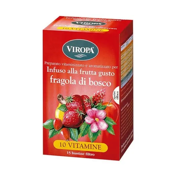 Viropa 10 Vitamine Fragola di Bosco 15 Bustine | Acquista Online su Farmaclick