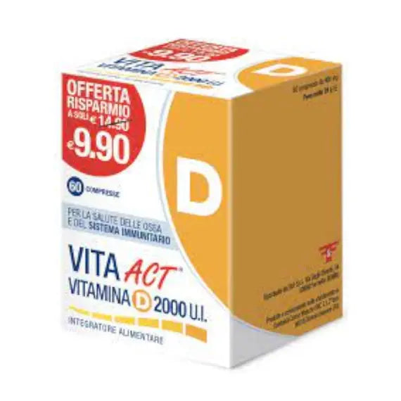 Vita Act Vitamina D 2000 U.i. 60 Compresse | Acquista Online su Farmaclick