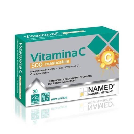 Named Vitamina C 500 Integratore per il Sistema Immunitario 30 Compresse Masticabili | Acquista Online su Farmaclick