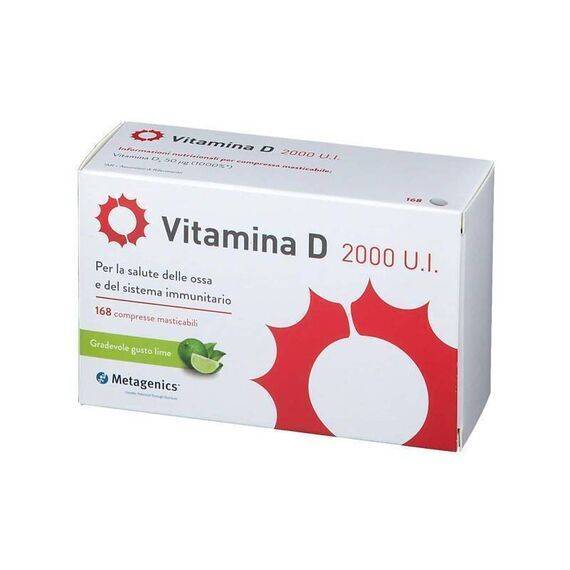 Vitamina D 2000 U.i. Integratore di Vitamina D 168 Compresse Masticabili | Acquista Online su Farmaclick