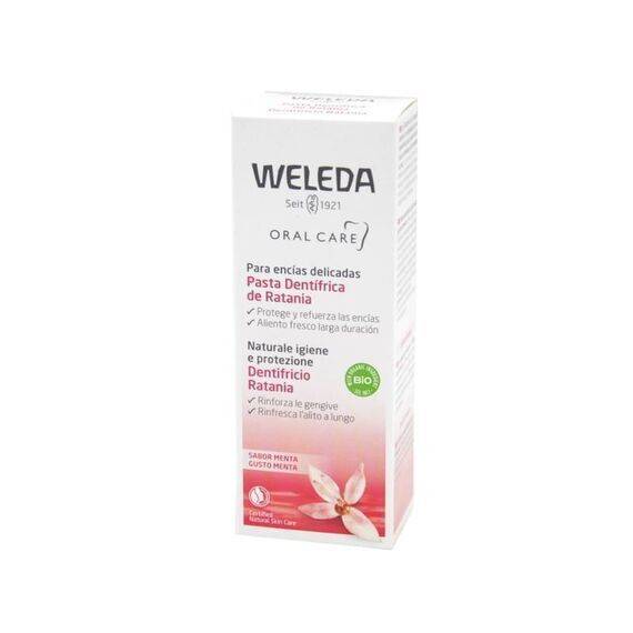Weleda Oral Care Dentifricio Ratania 75ml Gusto Menta | Acquista Online su Farmaclick