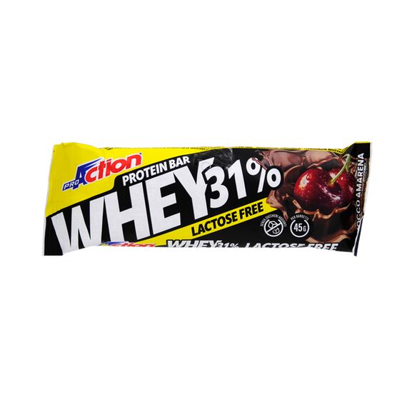 Proaction Protein Whey Bar 30% Gusto Cioccolato e Amarena 45 G | Acquista Online su Farmaclick