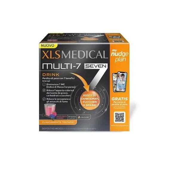 Xls Medical Multi 7 Drink Perdita e Controllo del Peso 60 Stick | Acquista Online su Farmaclick