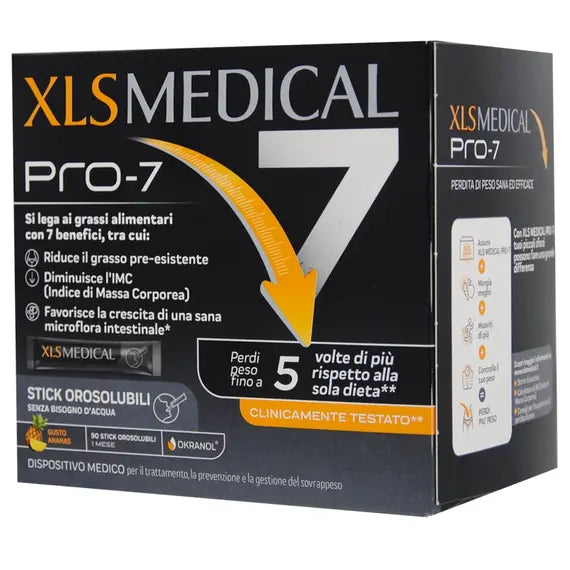 Xlsmedical 7 Pro-7 90 Stik Orosolubili Gusto Ananas | Acquista Online su Farmaclick