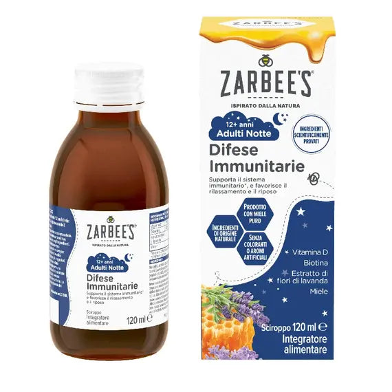 Zarbee's Difese Immunitarie Adulti Notte Sciroppo 120 Ml | Acquista Online su Farmaclick