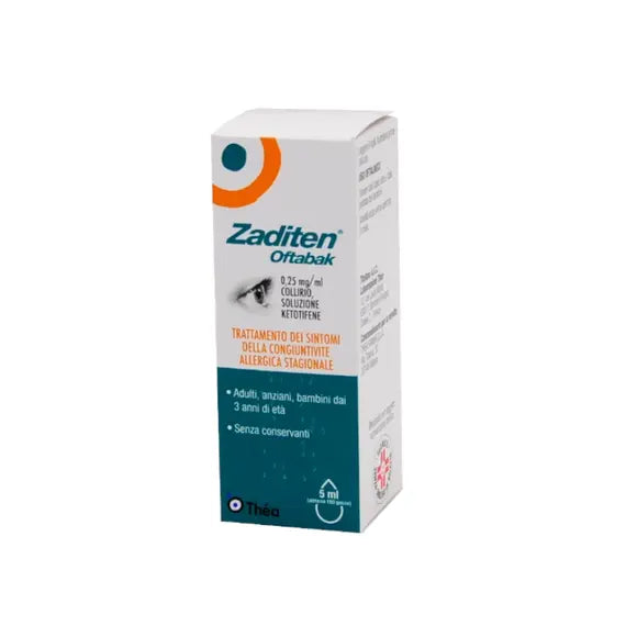 Zaditen Oftabak 0.25 Mg/ml Collirio Soluzione da 5 Ml | Acquista Online su Farmaclick