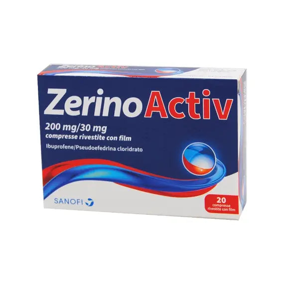 Zerino Activ 200mg + 30mg 20 Compresse Rivestite | Acquista Online su Farmaclick