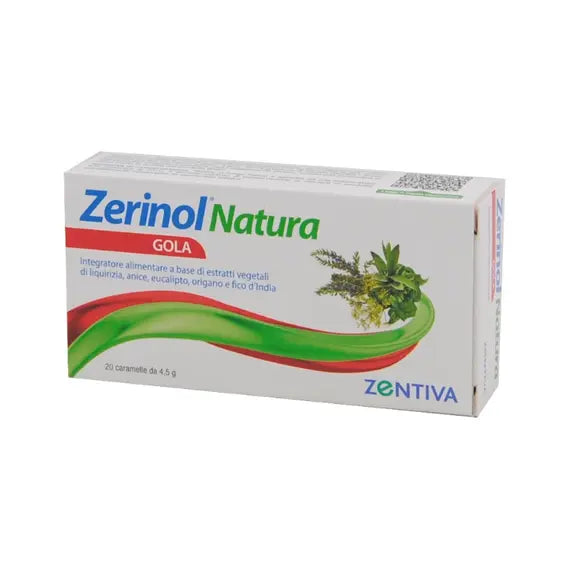 Zerinol Natura Gola 20 Caramelle | Acquista Online su Farmaclick