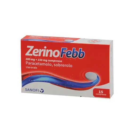 Zerinofebb Paracetamolo 300mg + Sobrerolo 150mg 15 Compresse | Acquista Online su Farmaclick