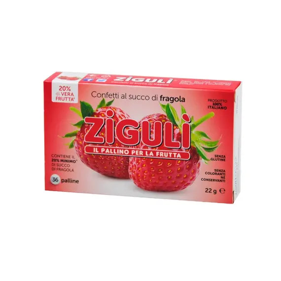 Ziguli Confetti Al Succo di Fragola 36 Palline | Acquista Online su Farmaclick