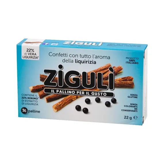 Ziguli Confetti Aroma Liquirizia 36 Palline | Acquista Online su Farmaclick