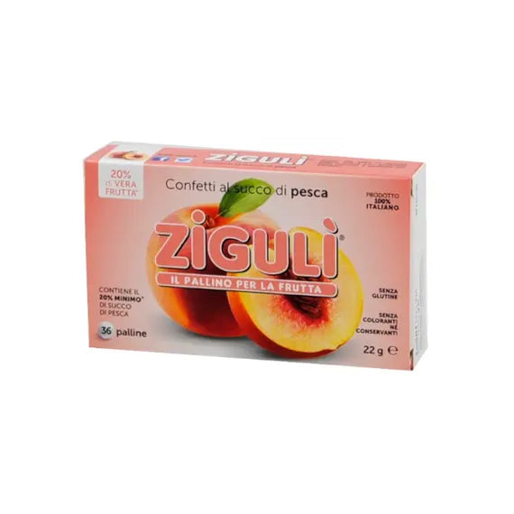 Ziguli Confetti Al Succo di Pesca 36 Palline | Acquista Online su Farmaclick