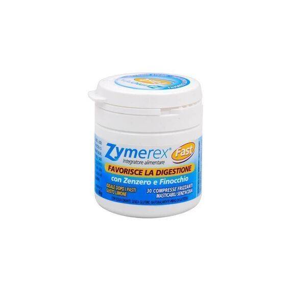 Zymerex Fast Integratore per Aiutare la Digestione 30 Compresse Masticabili Gusto Limone | Acquista Online su Farmaclick