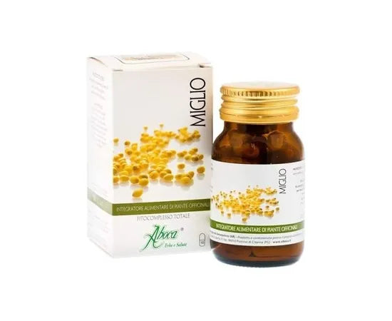 Aboca Miglio Concentrato Totale  Integratore Alimentare Per Unghie E Capelli 50 Opercoli