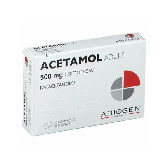 Acetamol Adulti 500 Mg 20 Compresse | Acquista Online su Farmaclick