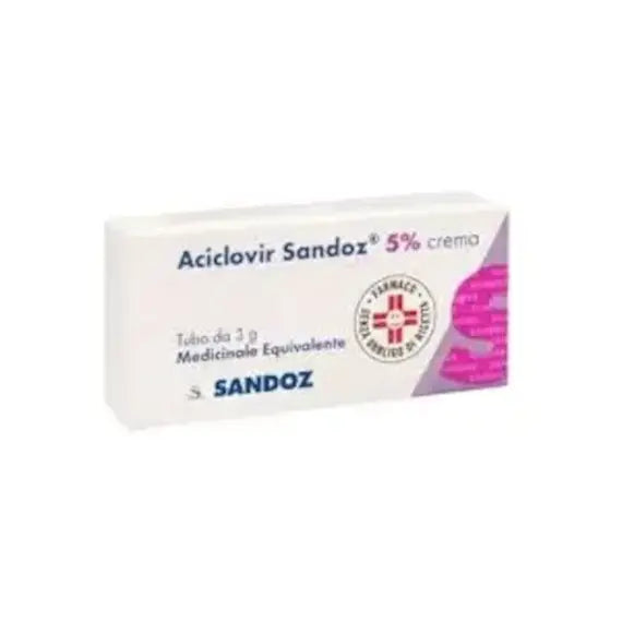 Aciclovir Sandoz 5% Crema Tubo da 3 Grammi | Acquista Online su Farmaclick
