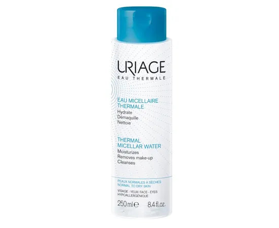 Uriage Mizellenwasser Thermal für Gesicht und Augen Normale und trockene Haut 250 ml