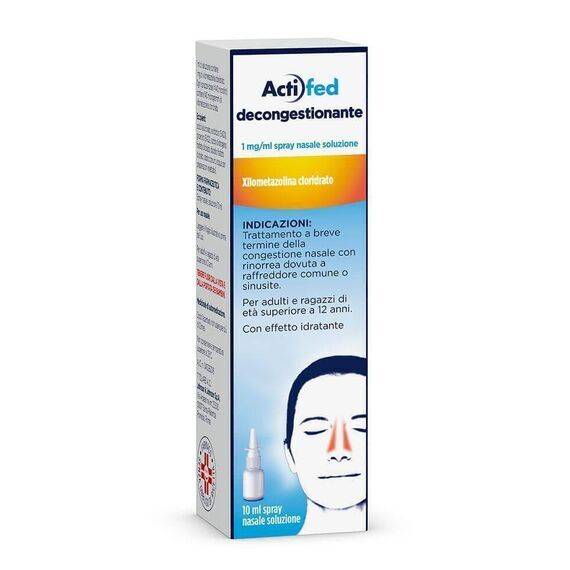 Actifed Decongestionante 1mg/ml Spray Nasale 10 Ml | Acquista Online su Farmaclick