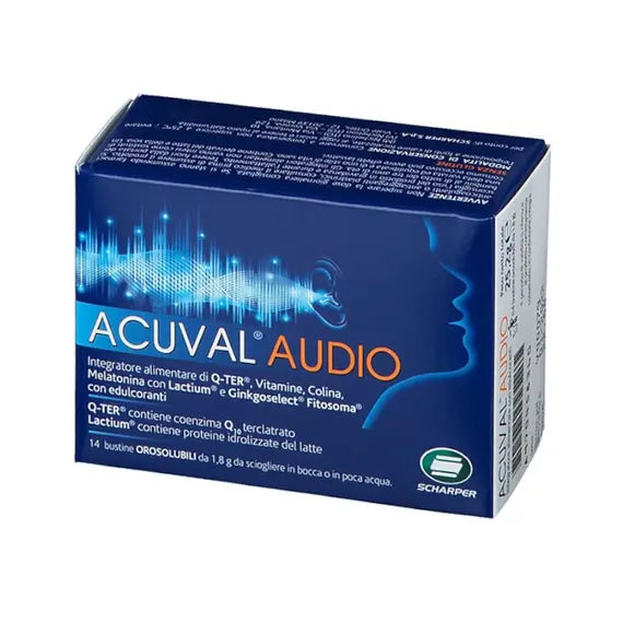 Acuval Audio Integratore Alimentare 14 Bustine Orosolubili | Acquista Online su Farmaclick