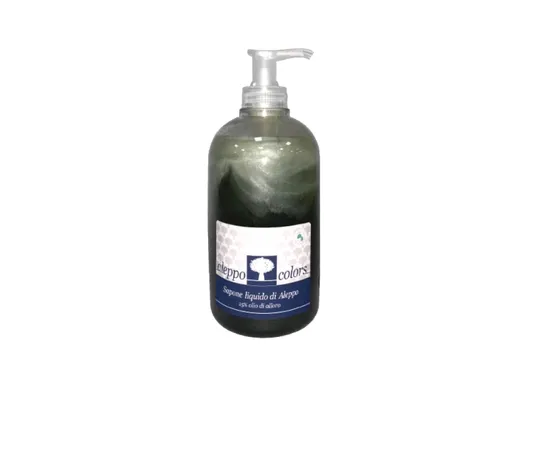 Aleppo Colors Bio Sapone Liquido 25 % Di Alloro 500 Ml